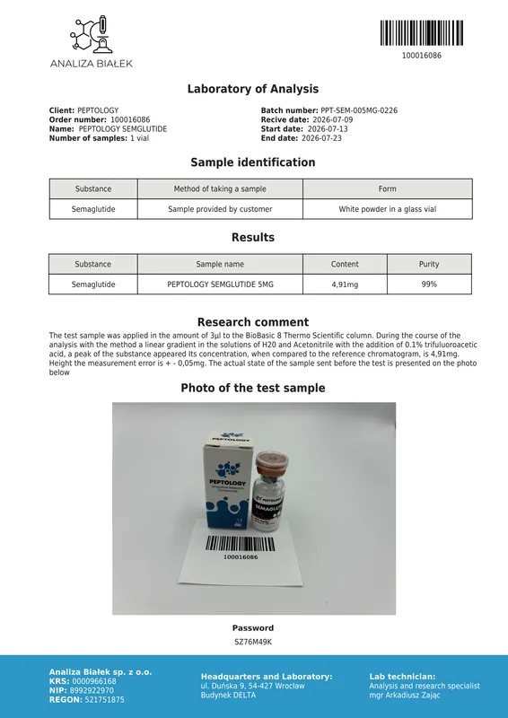 Semaglutide 5 mg/10mg – GLP-1 receptorový agonista – obrázok 2