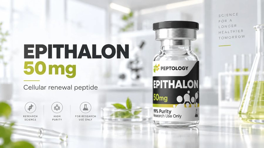 Epithalon 50 mg – Bunková obnova, aktivácia telomerázy a regulácia biologických hodín